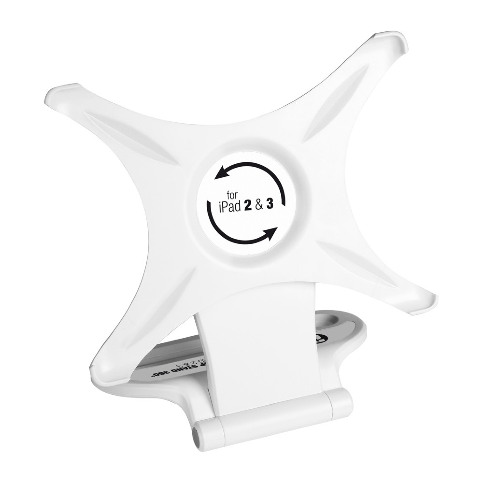 ADAM HALL SMS 360 W - Desktop Stand 360° for IPAD 2 & 3 white