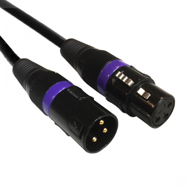ACCU CABLE XLR M / XLR F 0.5m ACCU CABLE XLR M / XLR F 0.5m