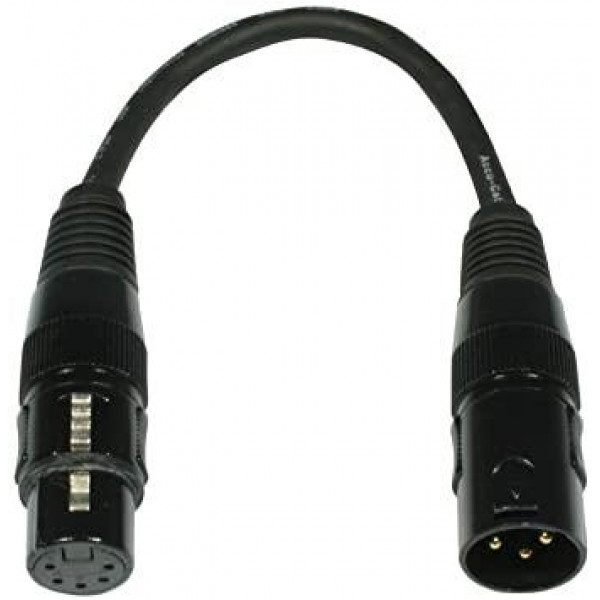 ACCU CABLE XLR 3pin (M) / XLR 5pin (F) ACCU CABLE XLR 3pin (M) / XLR 5pin (F)