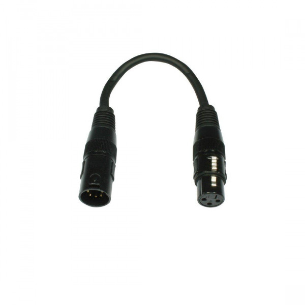 ACCU CABLE XLR 5pin (M) / XLR 3pin (F) ACCU CABLE XLR 5pin (M) / XLR 3pin (F)