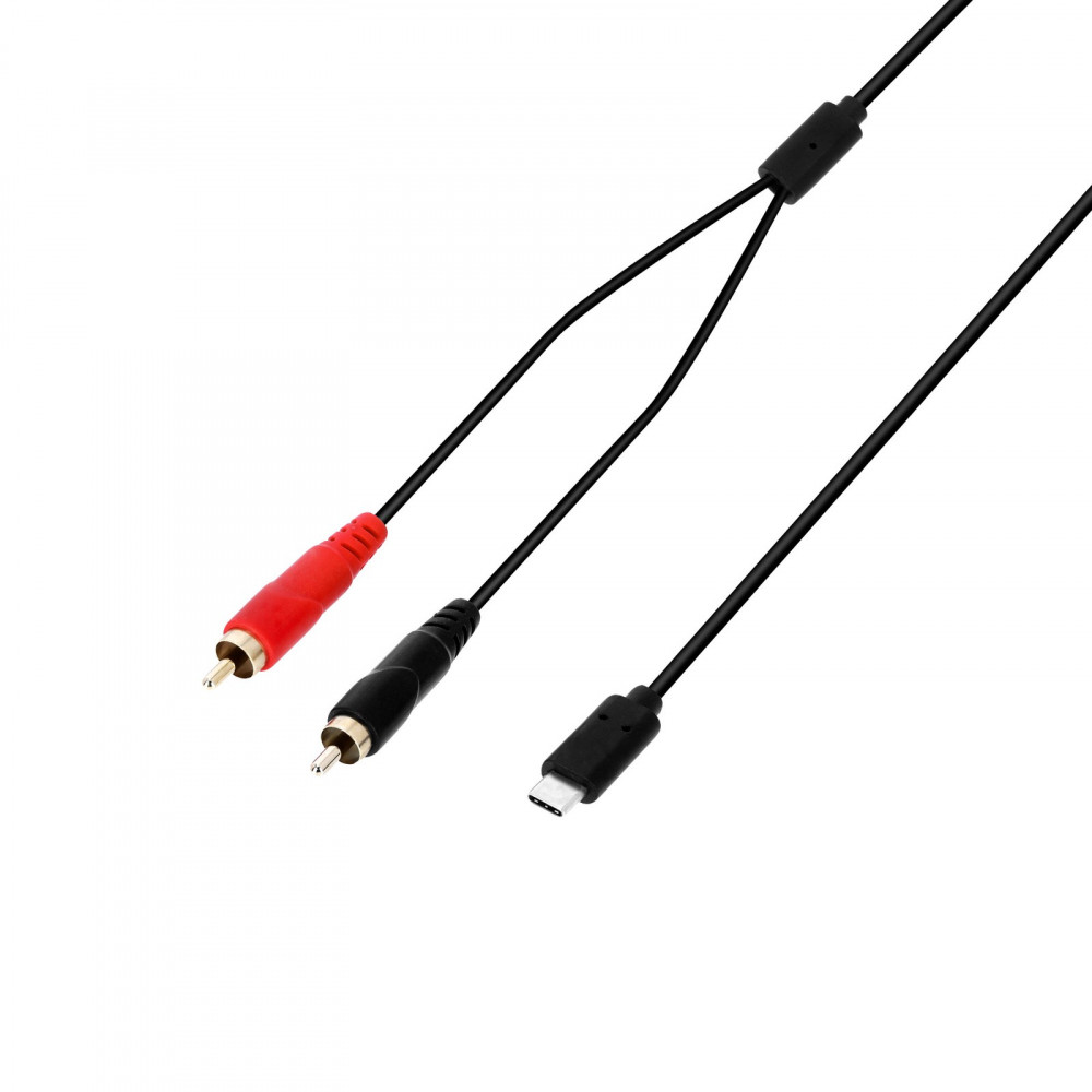 ADAM HALL 3 STAR USB-C / 2 x RCA, 1.5m