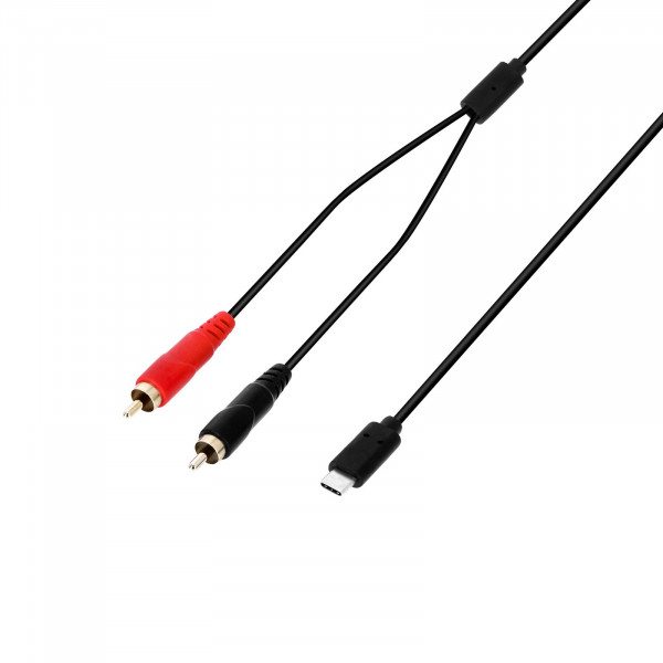 ADAM HALL 3 STAR USB-C / 2 x RCA, 1.5m