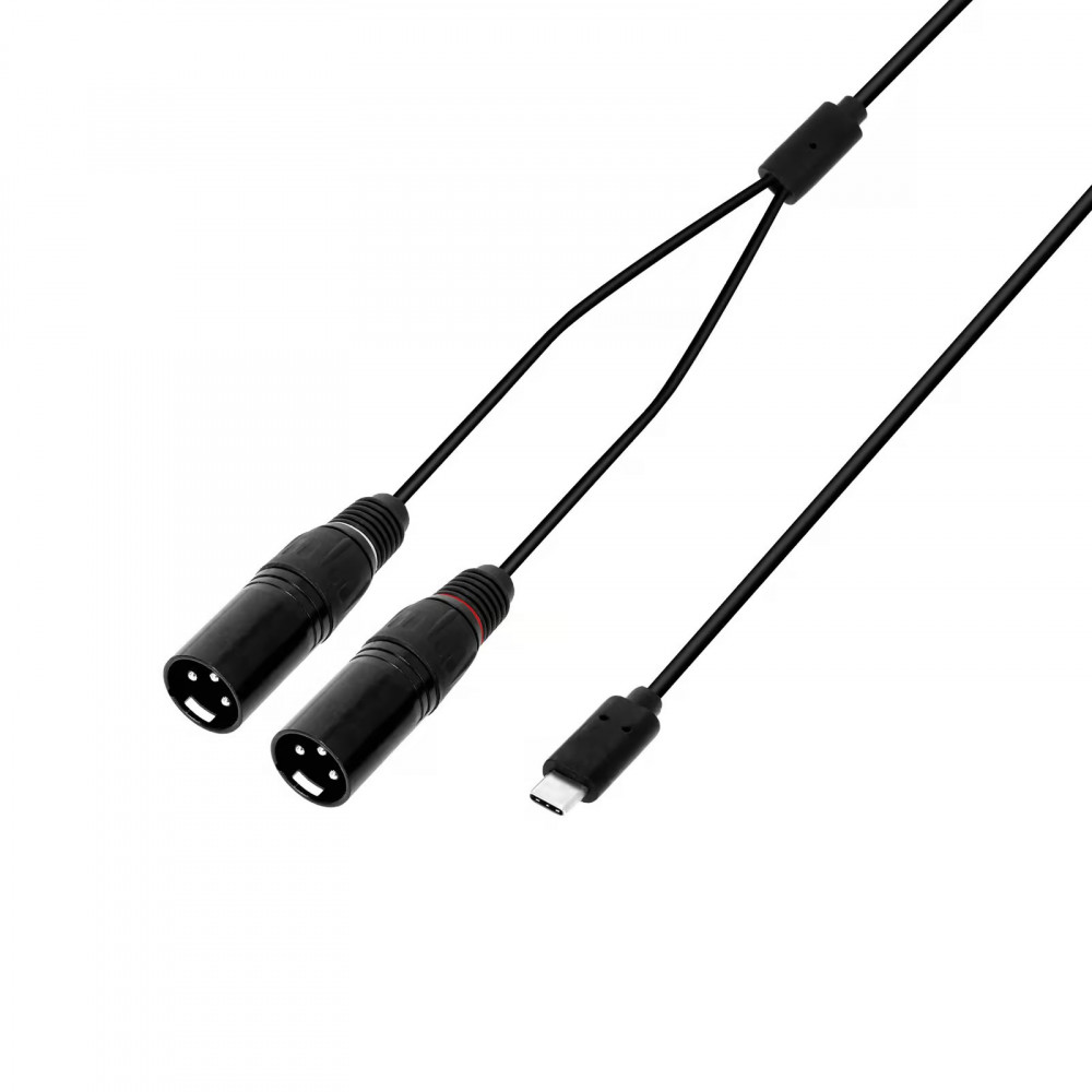 ADAM HALL 3 STAR USB-C / 2 x XLR M, 1.5m