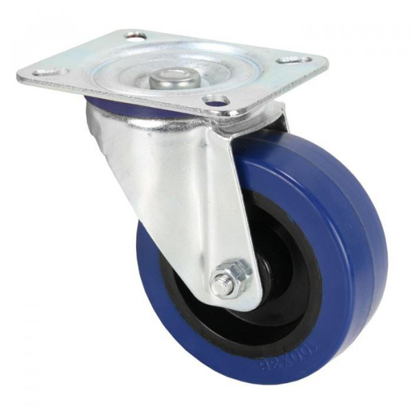 ADAM HALL Hardware 372151 100 mm, with blue wheel ADAM HALL Hardware 372151 100 mm, with blue wheel