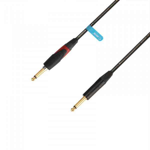 ADAM HALL IPP 0300 silentPLUG, Mono Jack 6.35 mm / Mono Jack 6.35 mm, 3m ADAM HALL IPP 0300 silentPLUG, Mono Jack 6.35 mm / Mono Jack 6.35 mm, 3m