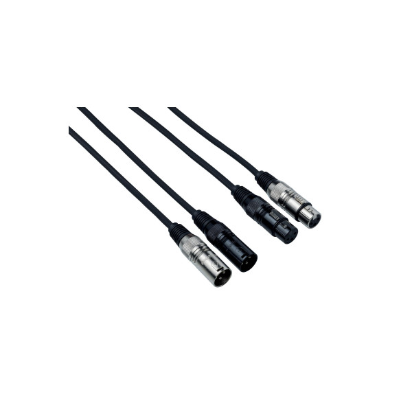 BESPECO EA2X2F150 2 x XLR F / 2 x XLR M, 1.5m BESPECO EA2X2F150 2 x XLR F / 2 x XLR M, 1.5m