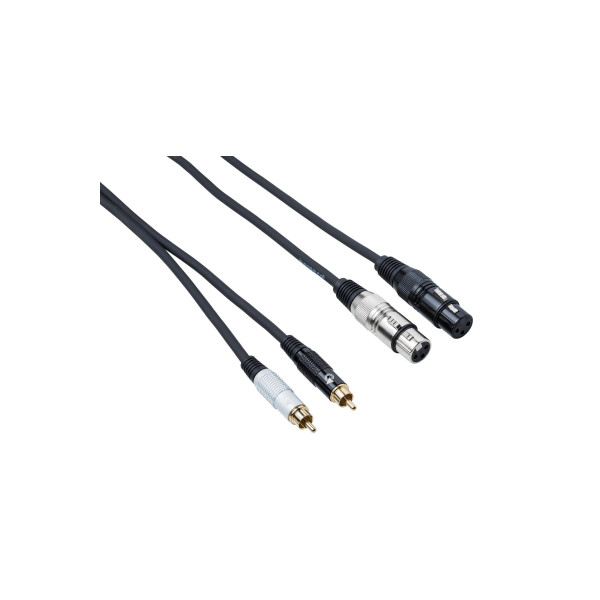 BESPECO EAGLE PRO 2 x RCA / 2 x XLR F, 3m BESPECO EAGLE PRO 2 x RCA / 2 x XLR F, 3m