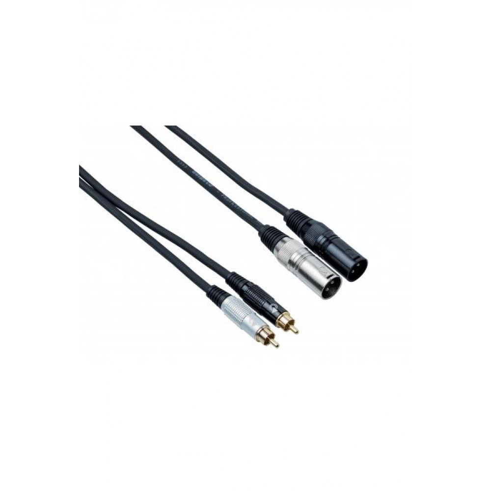 BESPECO EAGLE PRO, 2 x RCA / 2 x XLR M, 3m