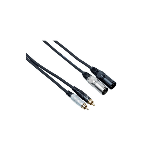 BESPECO EAGLE PRO 2 x RCA / 2 x XLR M, 5m BESPECO EAGLE PRO 2 x RCA / 2 x XLR M, 5m