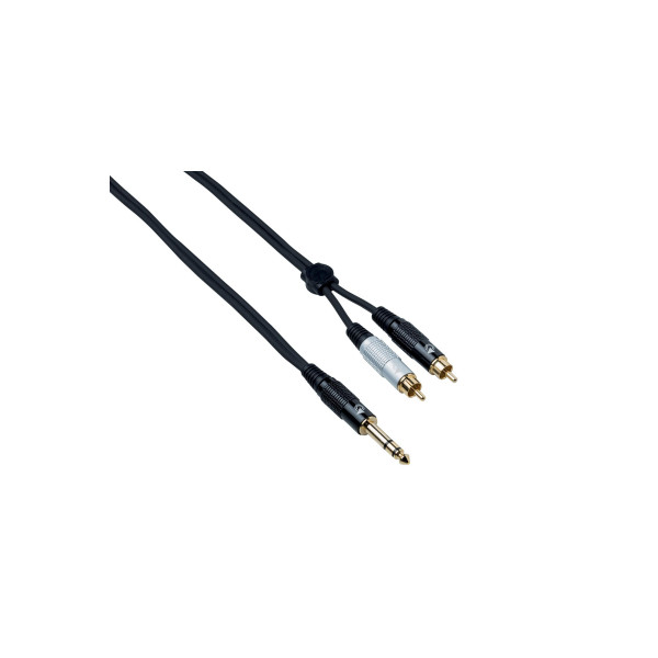 BESPECO EAGLE PRO Stereo Jack 6.35 mm / 2 x RCA, 3m BESPECO EAGLE PRO Stereo Jack 6.35 mm / 2 x RCA, 3m