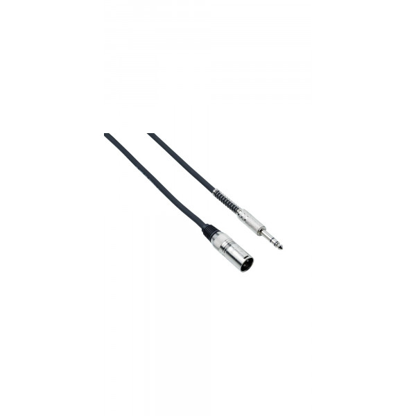 BESPECO IRON SERIES, Stereo Jack 6.35 mm / XLR M, 1m BESPECO IRON SERIES, Stereo Jack 6.35 mm / XLR M, 1m