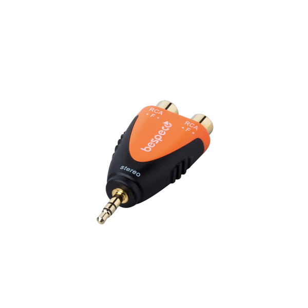 BESPECO Silos 3,5 stereo JACK (M) / 2x RCA (F)