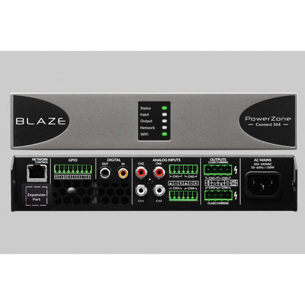 BLAZE AUDIO PowerZone™ Connect 504 BLAZE AUDIO PowerZone™ Connect 504