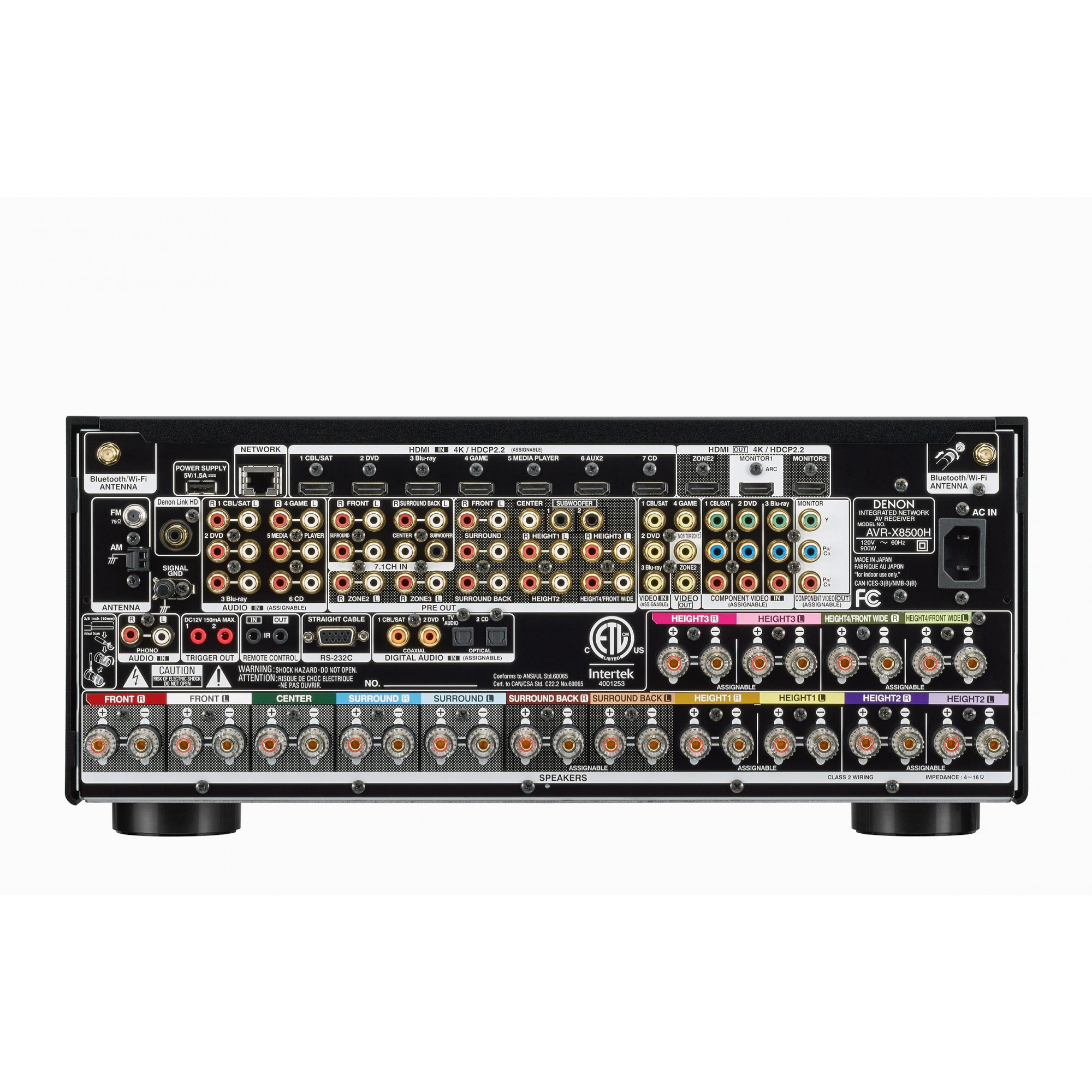 DENON AVC-X8500H Melns DENON AVC-X8500H Melns