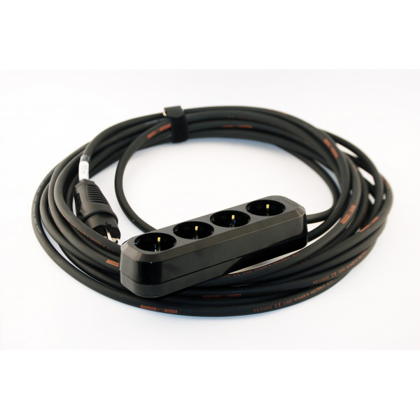 DISCOMANIA Pagarinātājs PRO 1.5mm2 10m DISCOMANIA Pagarinātājs PRO 1.5mm2 10m