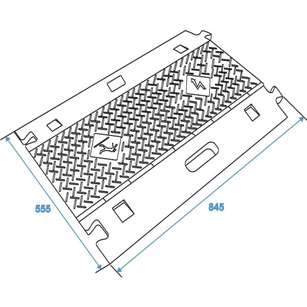 EUROLITE 4 channels 800mm x 550mm 