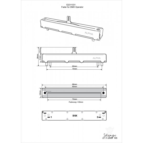 EUROLITE Fader for DMX Operator