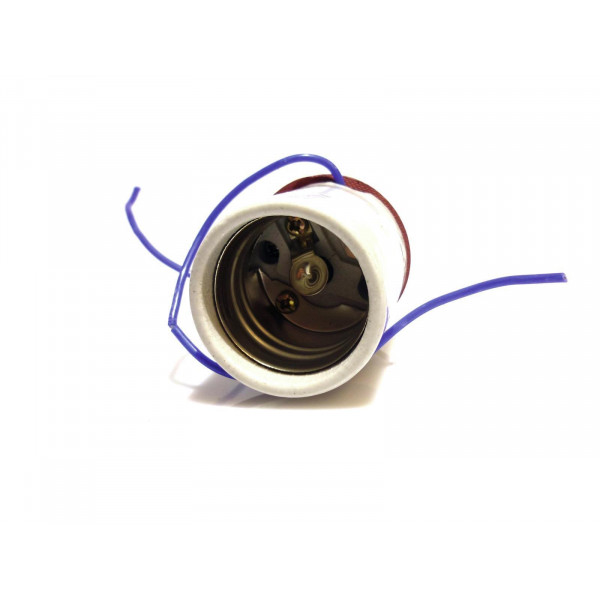 EUROLITE Socket E40 Black Gun 400W (flat)