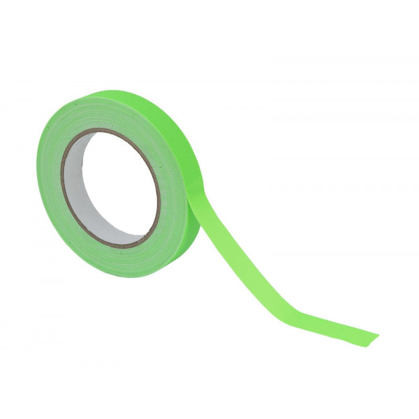 GAFFA Tape, 19mm x 25m, neon-green, UV-active GAFFA Tape, 19mm x 25m, neon-green, UV-active