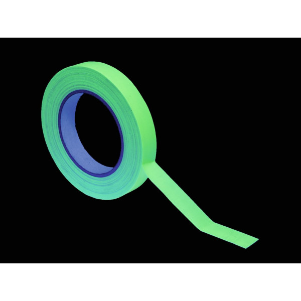 GAFFA Tape 19mm x 25m, neon-yellow, UV-active