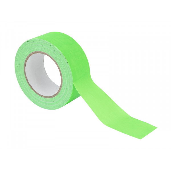 GAFFA Tape 50mm x 25m, neon-green, UV-active GAFFA Tape 50mm x 25m, neon-green, UV-active