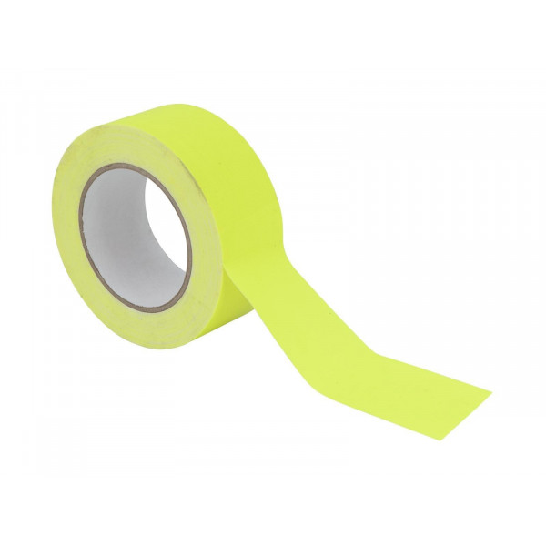 GAFFA Tape 50mm x 25m, neon-yellow, UV-active GAFFA Tape 50mm x 25m, neon-yellow, UV-active