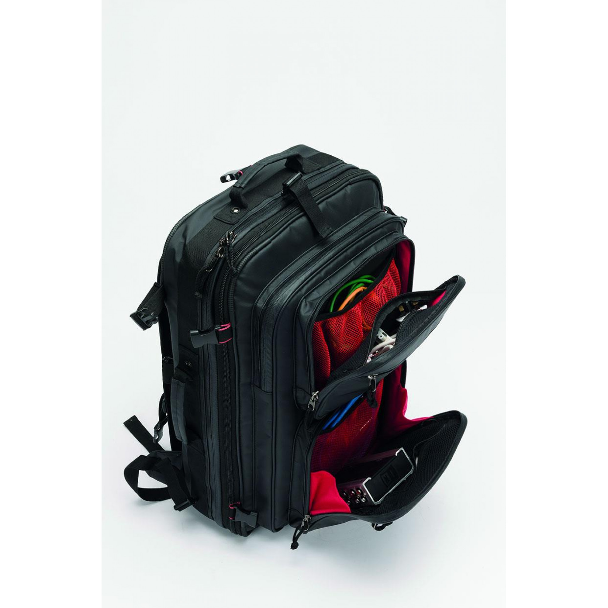 MAGMA RIOT DJ-Backpack XL, black/red