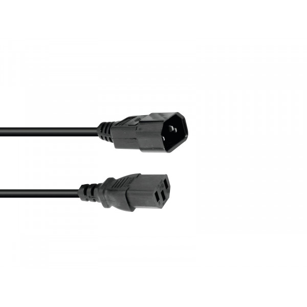 OMNITRONIC IEC Extension 3x0.75 1.5m bk OMNITRONIC IEC Extension 3x0.75 1.5m bk