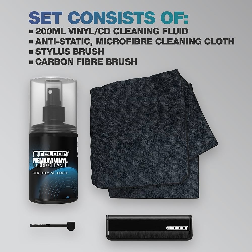 RELOOP Premium Vinyl & Stylus Cleaning Set