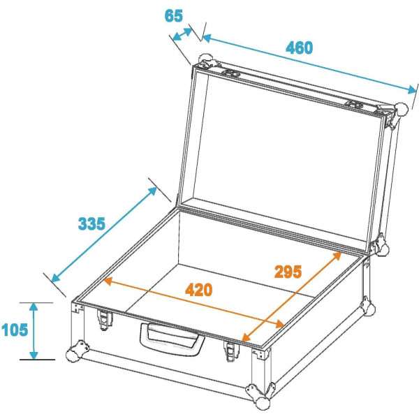  ROADINGER  Universal case FOAM, black 
