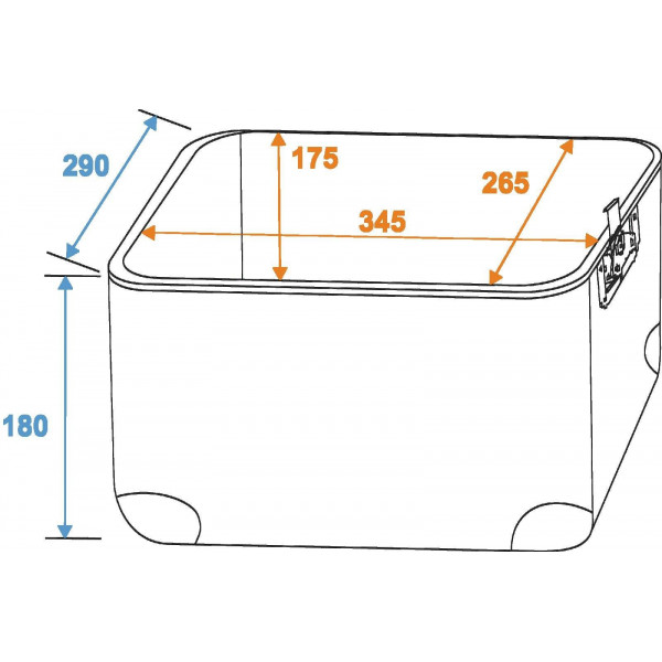 ROADINGER Record Case ALU 50/50