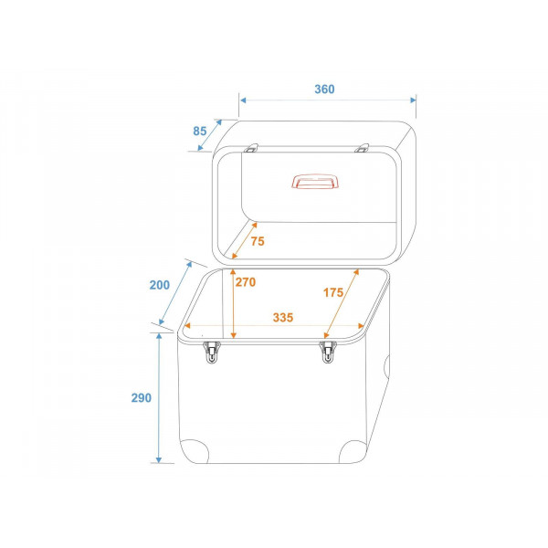 ROADINGER Record Case ALU Battle/Booking