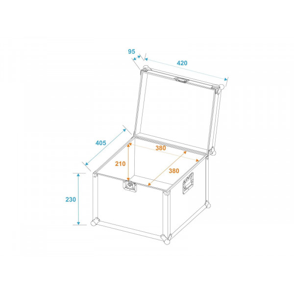 ROADINGER Universal Transport Case 40x40x30cm
