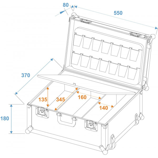 ROADINGER Universal case with trolley 