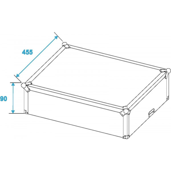 ROADINGER tour Pro black -B- Turntable