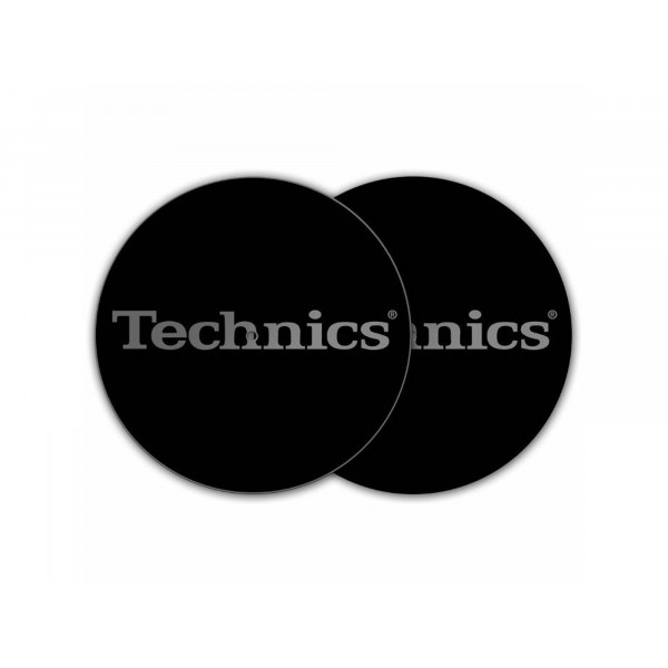 TECHNICS Slipmat Black/Silver Logo TECHNICS Slipmat Black/Silver Logo