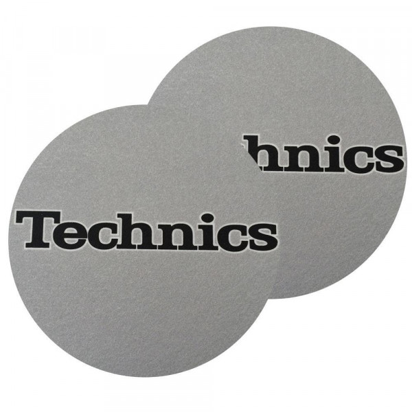 TECHNICS Slipmat Silver/Black Logo TECHNICS Slipmat Silver/Black Logo