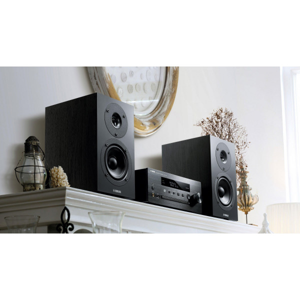 YAMAHA MusicCast MCR-N470D Melns